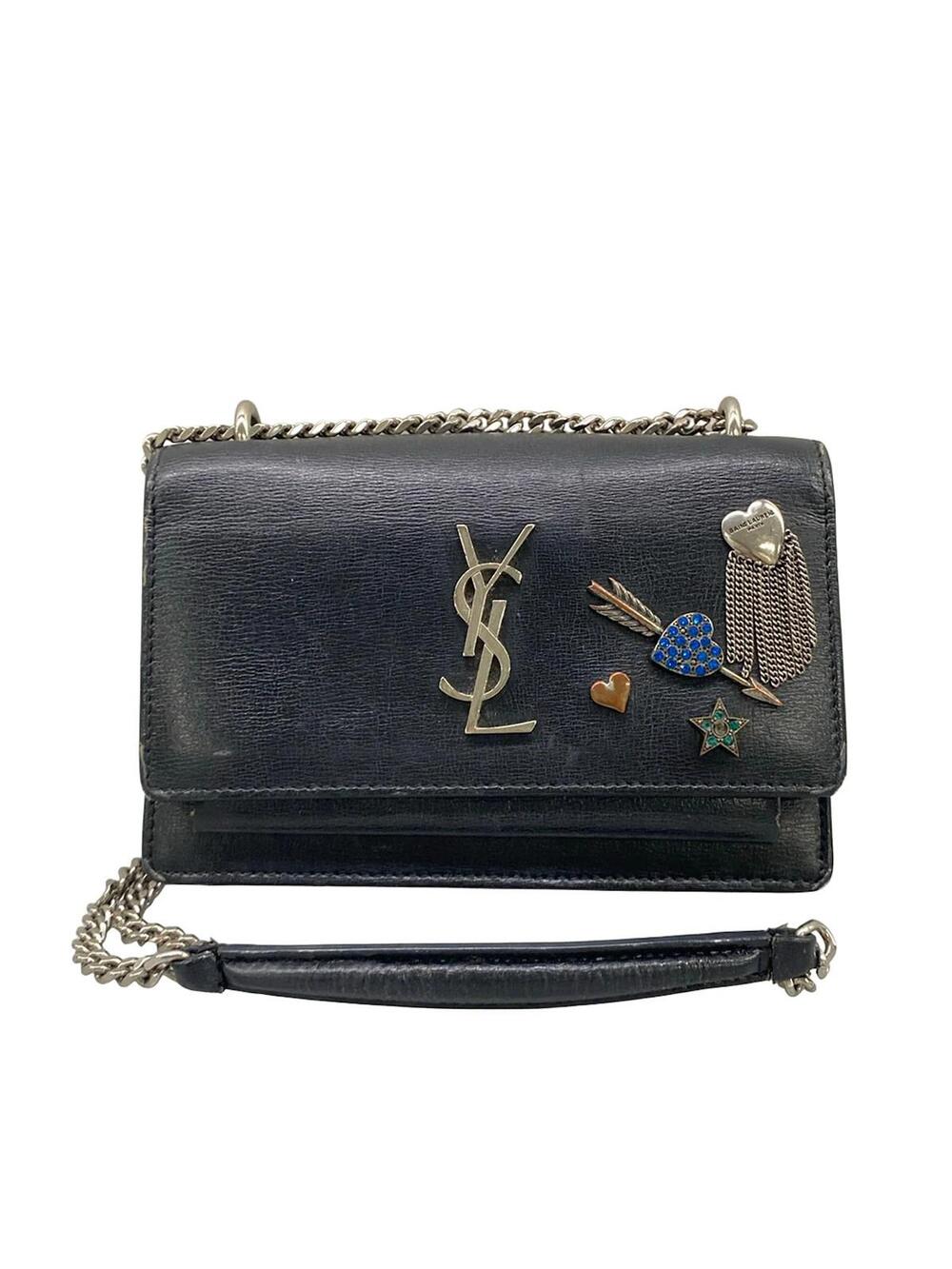 Saint Laurent Paris Black Leather Other #293802S98B